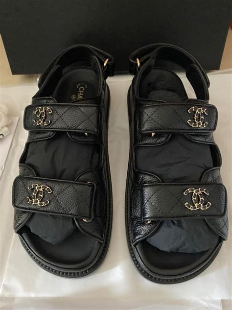 chanel dad sandals